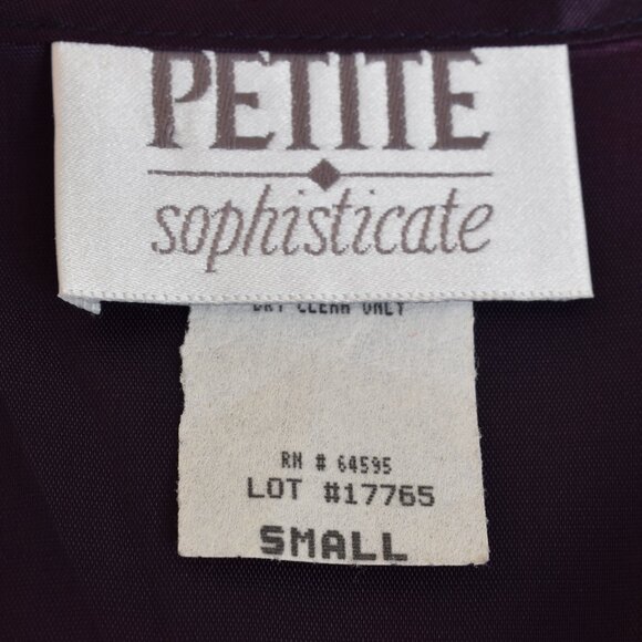 Vintage Striped Polyester/Acetate Vest by Petite Sophisticate size Small - Picture 12 of 13